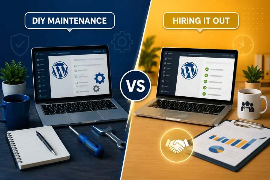 WordPress Maintenance Company vs DIY